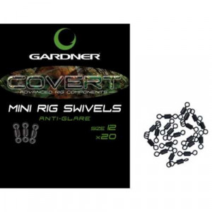 GARDNER Covert Mini Rig Swivels Size 12 1