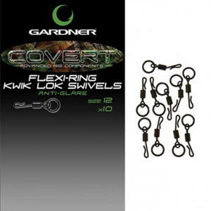 GARDNER Covert Flexi Ring Kwik Lok Swivel Size 8 1