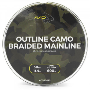 AVID CARP Outline Camo Braided Mainline 600m 30lb 1