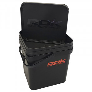 ROK Square Bucket Black Kit 10l