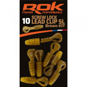 ROK Screw Lead Clip Kit Brown 1