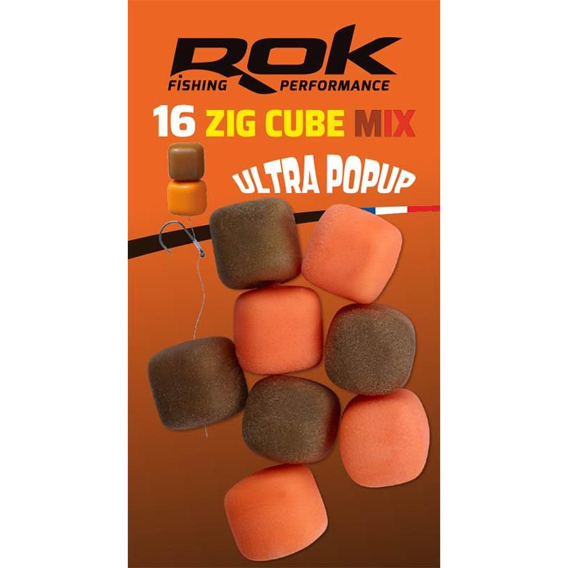 ROK Zig Cube12 Brown+Orange x16