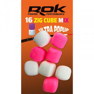 ROK Zig Cube12 Pink+White x16