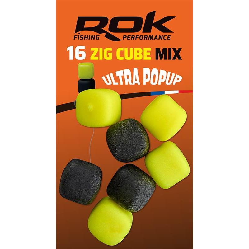 ROK Zig Cube10 Yellow+Black x16