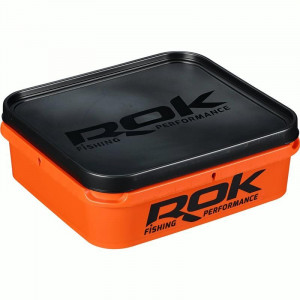 ROK Boite Carré XL 6L Orange + Couvercle