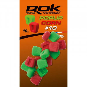 ROK Pop Up Corn Taille10 Rouge/Vert x16