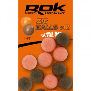 ROK Zig Ball Taille9 Orange/Marron x16