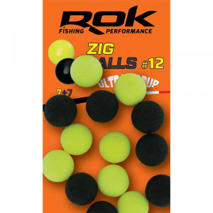 ROK Zig Ball Taille12 Jaune/Noir x14