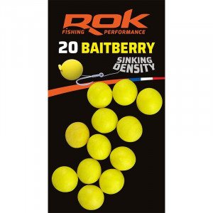 ROK Baitberry Sinking Density Jaune x20 1