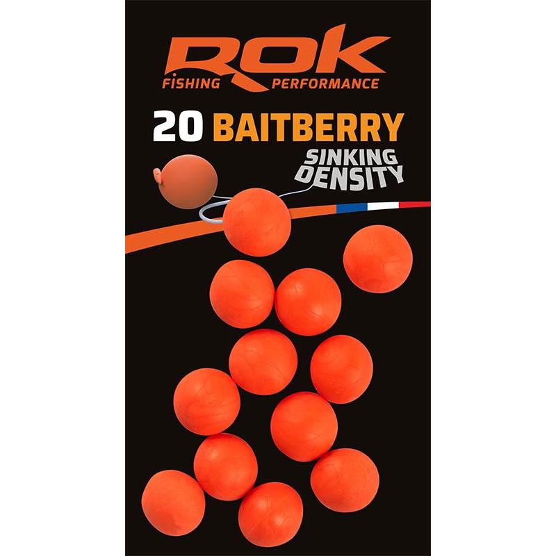ROK Baitberry Sinking Density Orange x20