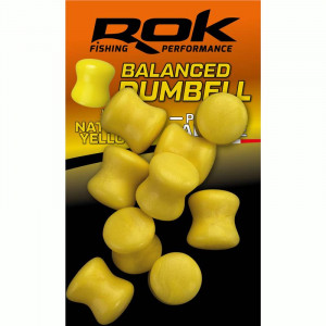 ROK Dumbell Perfect Balance Jaune Naturel x15