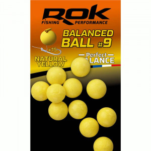 ROK Ball Taille9 Perfect Balance Jaune Naturel x15