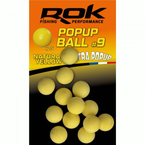 ROK Ball Taille9 Pop Up Jaune Naturel x15