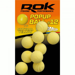 ROK Ball Taille12 Pop Up Jaune Naturel x15