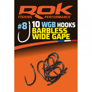 ROK Wide Gape Hooks Barbless
