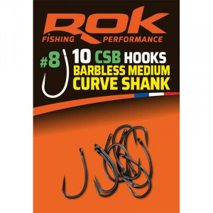 ROK Medium Curve Hooks Barbless 1