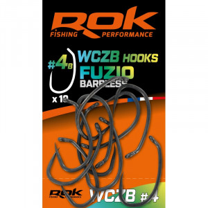 ROK WCZB Fuzio barbless Hooks 1